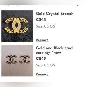 Brooch & Earrings Set